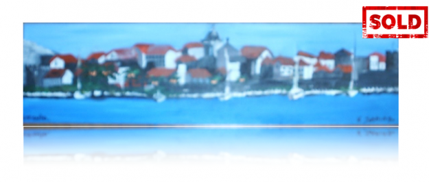 Korcula Artwork by Katy Jobbins