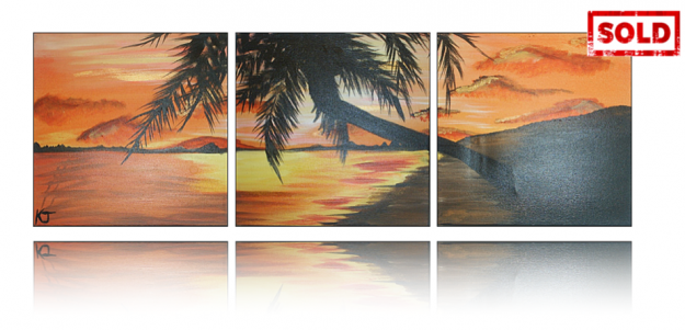 Paradise Sunset Artwork by Katy Jobbins Paradise Sunset Artwork by Katy Jobbins