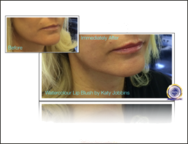 36-Katy Jobbins Permanent Makeup Watercolour Lip Blush FI
