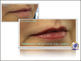 54-Katy Jobbins Permanent Makeup Watercolour Full Lip Tint FI