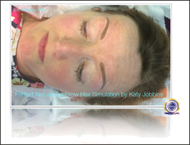 57-Katy Jobbins Permanent Makeup Perfect Natural Eyebrow Hair Simulation FI