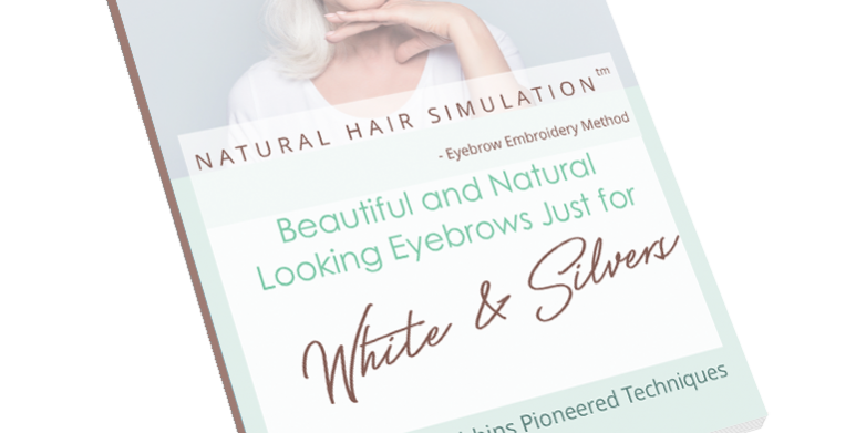 Beautiful & Natural Eyebrows Just for White & silvers 3